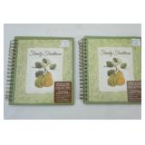 NEW Blank Recipe Books (2ct)