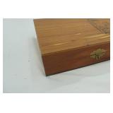 Cedar Bible Box with Memorial Edition Holy Bible