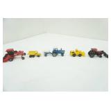 Ertl & Hot Wheel Tractors & Construction Trucks, Glass Jar with Dart Pins