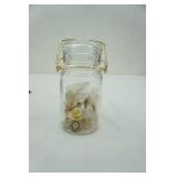 Ertl & Hot Wheel Tractors & Construction Trucks, Glass Jar with Dart Pins