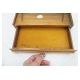 Vintage Items-small cedar box, vintage jump rope still in package