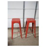 Metal Bar Stools 2ct
