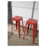 Metal Bar Stools 2ct