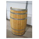 Half Wooden Barrel Shelf