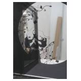 Vintage Art Deco Mirror Set of 4 18" square