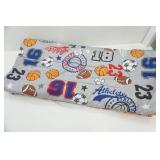 NEW Reversible Twin Bed Comforter, Sports Themed