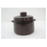 glazed bean pot