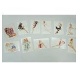 Vintage "Varga Girl" Postcards (copyright 1945/1995) reproductions of the 1945s