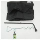 Tire Iron, Spiral Stake, Expert Grill Organizer Pouch