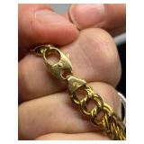 14k Yellow Gold Curb Link Chain Necklace 20g
