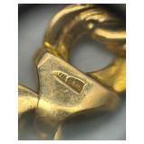 14k Yellow Gold Curb Link Chain Necklace 20g