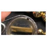 14k Gold Bead on chain Bauble Necklace 12.9g