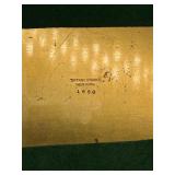 RARE Antique TIFFANY STUDIO New York Venetian Pattern Bronze and Wood Lined Box - 1880