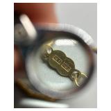 14k Gold Rope Chain Necklace Italy