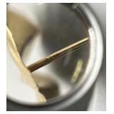 Collection of 3 Pairs of 14Kt Gold Earrings - Fan, Leaf, and Twisted Designs 2g