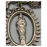 Vintage Mostly Marked 925 Silver Charm Bracelet with Unique Charms