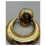 Pair of Elegant 14K Gold Hoop Earrings 3.8g