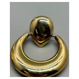 Pair of Elegant 14K Gold Hoop Earrings 3.8g