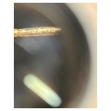 Vintage 14K Gold Octagonal Earrings 6.7