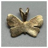14k Gold Butterfly Pendant Weighing 2.8 grams