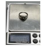 Antique Design 14K White gold Ring Setting 1.9g