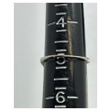 Antique Design 14K White gold Ring Setting 1.9g
