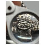 Vintage Danecraft Sterling Silver Cross Pendant Detailed Design