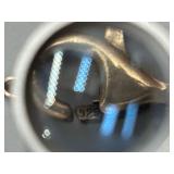 925 Silver Red Coral Necklace with Turquoise Pendant