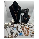 Collection of Handmade Artisan Jewelry including Necklaces and Bracelets