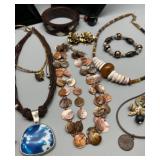 Collection of Handmade Artisan Jewelry including Necklaces and Bracelets
