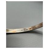 Vintage & Antique Set of 15 Sterling Silver Bangle Bracelets - Various Designs