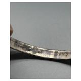 Vintage & Antique Set of 15 Sterling Silver Bangle Bracelets - Various Designs