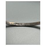 Vintage & Antique Set of 15 Sterling Silver Bangle Bracelets - Various Designs