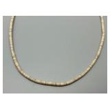 Set of 5 Vintage Domingo Heishi, Jade, Pipestone & Puka Beaded Necklaces Native American Style