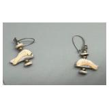 Collection of Native American Style Jewelry Liquid Silver With Charms & Heishi Beads