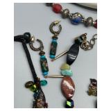 Assorted Artisan Handmade Glass Beaded Jewelry Collection - Necklaces, Bracelets, Earrings