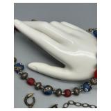 Assorted Artisan Handmade Glass Beaded Jewelry Collection - Necklaces, Bracelets, Earrings