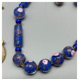 Collection of Vintage Jewelry: Necklaces, Earrings, Artistic Pendants Jade, Glass, Pearls & More
