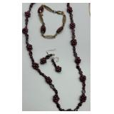 Collection of Vintage Jewelry: Necklaces, Earrings, Artistic Pendants Jade, Glass, Pearls & More