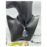 Collection of Seed Beaded Necklaces, Bracelets, and Earrings - 16 Pieces Including Freshwater Pearls, Onyx, Artisan glass & More