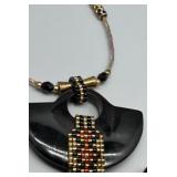 Collection of Seed Beaded Necklaces, Bracelets, and Earrings - 16 Pieces Including Freshwater Pearls, Onyx, Artisan glass & More