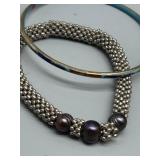 Collection of Seed Beaded Necklaces, Bracelets, and Earrings - 16 Pieces Including Freshwater Pearls, Onyx, Artisan glass & More