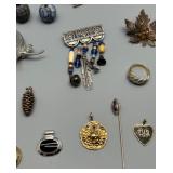 Large Collection of Vintage Brooches, Pins, Pendants and Charms