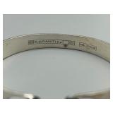 Rare Erik Granit & Co Sterling Silver 925 Modernist Bracelet Finland Artist