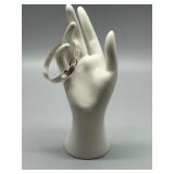 Rare Erik Granit & Co Sterling Silver 925 Modernist Bracelet Finland Artist