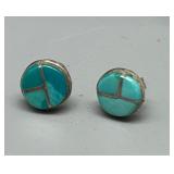 Turquoise Costume Jewelry Set: Necklace, Earrings, Bracelets, and Brooches