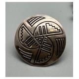 Vintage Sterling Silver and Turquoise Feather Earrings Set Including Liquid Silver Add on Dangle Pieces