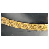 Sterling Silver Braided Necklace with Lobster Clasp