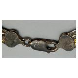 Sterling Silver Braided Necklace with Lobster Clasp