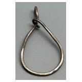 Set of 6 Assorted Sterling Silver Charms Including West Virginia Pendant